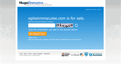 Desktop Screenshot of egliseimmaculee.com